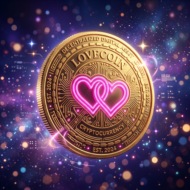 Gold LoveCoin Token